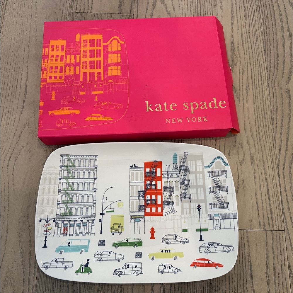 Kate Spade Drive About Town Oblong Platter